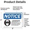 Signmission Safety Culture Sign, 5 in Width, Vinyl Decal, Rectangle OS-2PACK-NS-D-35-L-12808 - alternate 2